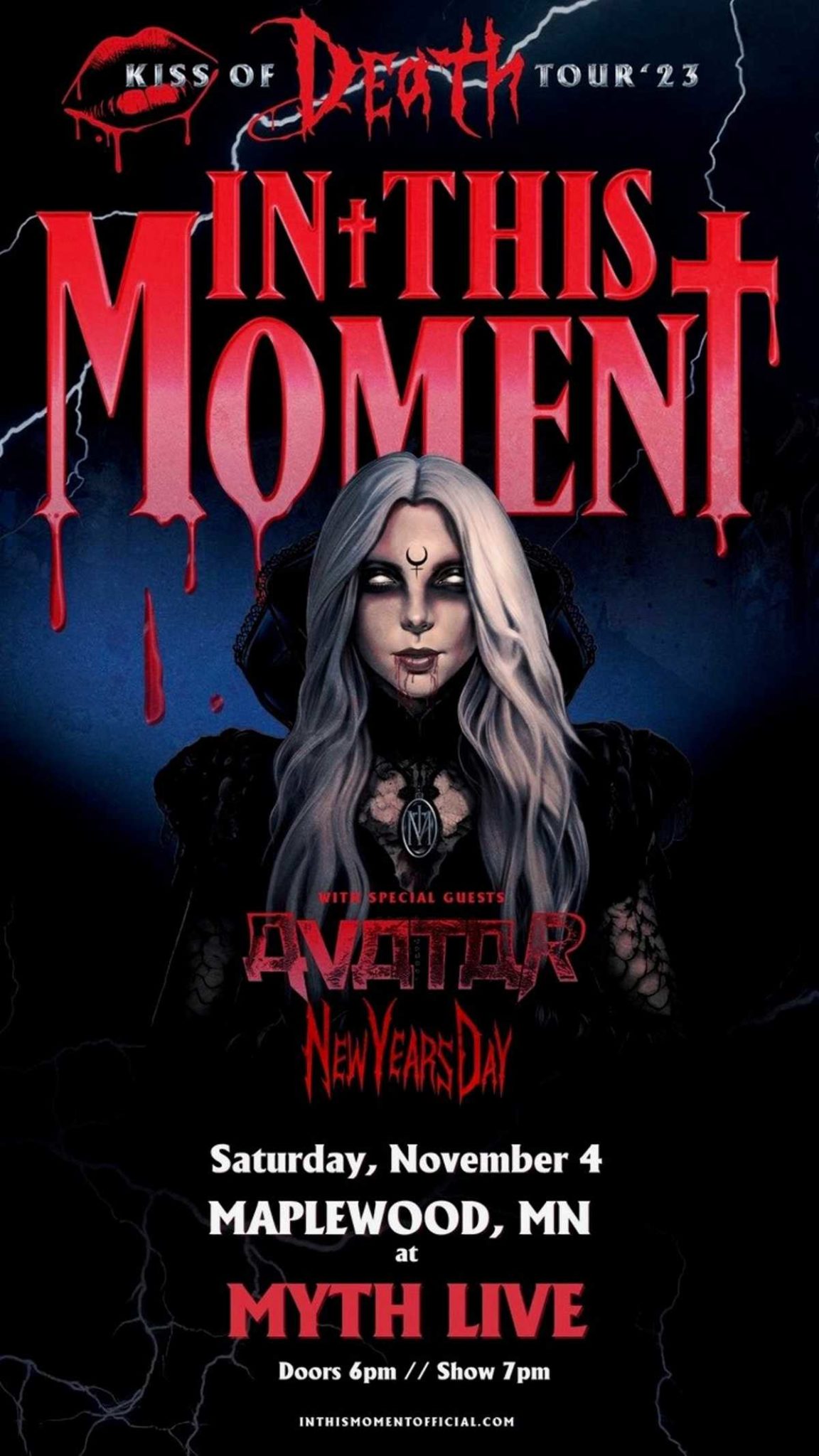 In This Moment with Avatar and New Year's Day at the Myth